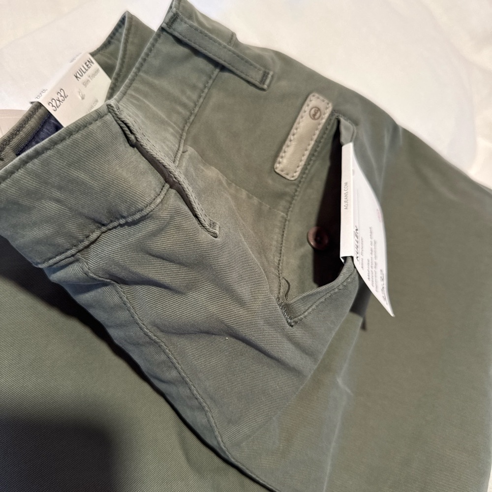 AG Adriano Goldschmied Olive Chinos - Picture 2 of 4